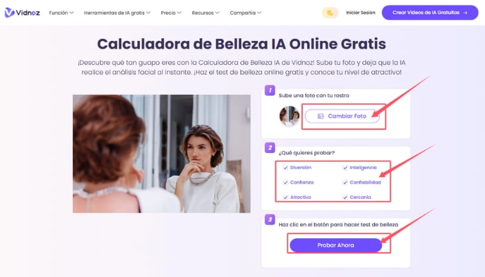como se si soy guapo con vidnoz