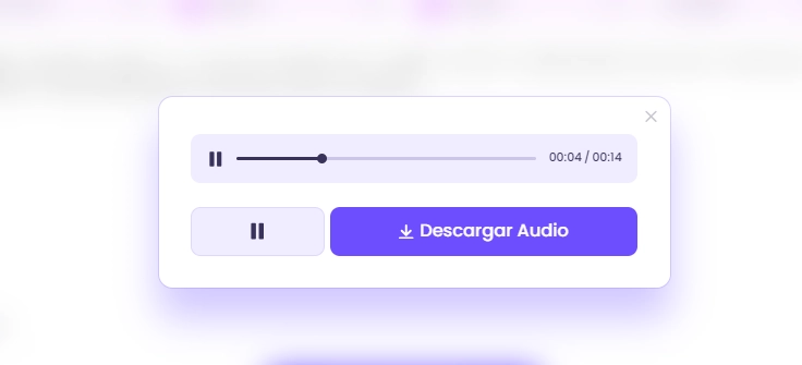 Descargar el audio