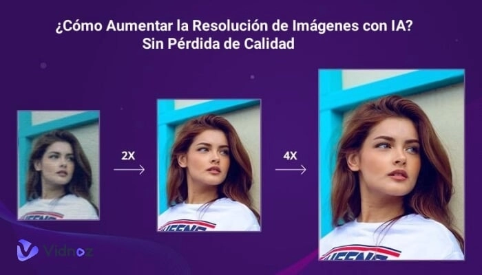 ¿Cómo mejorar la calidad de una imagen pixelada con IA?